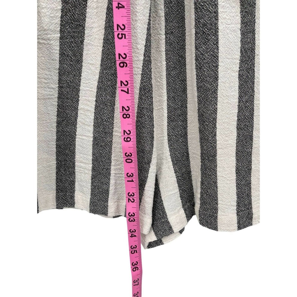 NSF In Black Stripe Romper Size Medium - Picture 10 of 12
